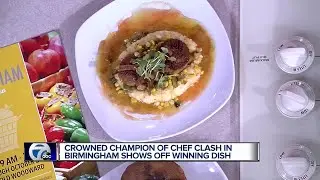 Winner of Birmingham Farmers Market Chef Clash makes winning dish