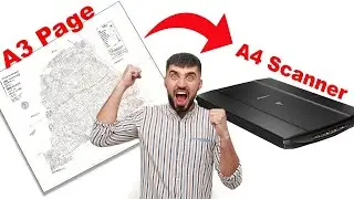 Scan large Documents in any A4 scanner |  Stitch Large Documents into a Single Image