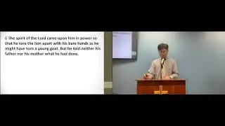 THE SPIRIT OF THE LORD CAME ON SAMSON (Judges 14:1-15:20) January 12, 2025 | U of T Christian Group