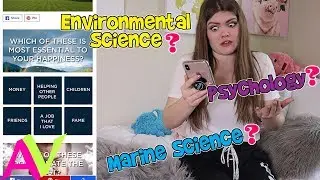 Taking Buzzfeed Quizzes To Decide My College Major / Aud Vlogs