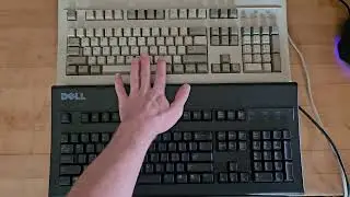Dell AT101w keyboards review & thoughts (Matias Quiet Click, Alps SKCM Cream Damped)