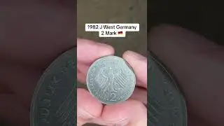 1982-J West Germany 2 Mark 🇩🇪 #coin #interesting #money #germany #german #deutsch #deutschland