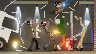 PAYDAY 2 in People Playground. (Bank Robbery) Part II