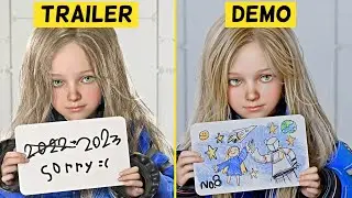 PRAGMATA - Trailer 2023 Vs Demo 2025 Graphics Comparison 4K
