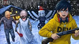 Anzu Senpai Plays Granny 3 Revolution [ CHRISTMAS UPDATE ] Epic Door Escape
