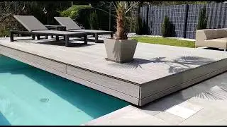 Poolabdeckung begehbar