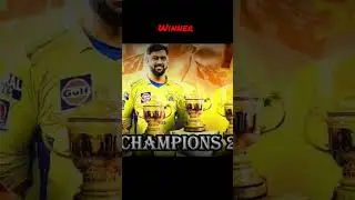 Channi Super King Champion 2023 !!Five Times Champion 🏆 Winner #Csk Short Video #Short