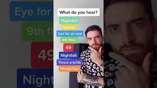 What do YOU hear? - English Listening Challenge!