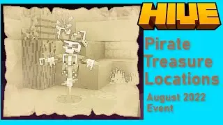 Pirate Map Locations - HIVE August Event