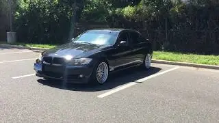 Bmw 328i e90 Muffler and Resonator Delete: Startup , Revs. Drivebys, Downshift