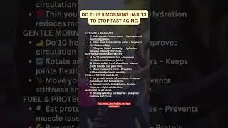Do These 9 Morning Habits to Stop Fast Aging