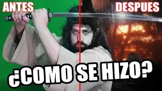 Haciendo a @jugandoconnatalia Samurai! (Backstage)