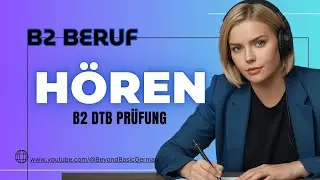 B2 H&Ouml;REN PR&Uuml;FUNG 2025 TELC - DEUTSCH TEST F&Uuml;R BERUF 2025