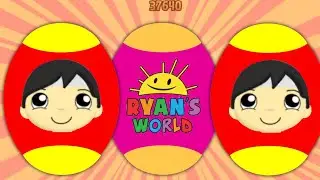 DOUBLE EGG SURPRISE TAG WITH RYAN - Reindeer Ryan Got Mystery Surprise Egg Edition Two Times