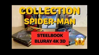 COLLECTION SPIDERMAN EN STEELBOOK BLURAY 4K 3D. 9 FILMS !! 😱