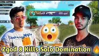 Godl Zgod 8 Kills Solo Domination 🔥💛 | Zgod vs Scout 😱 Last Zone