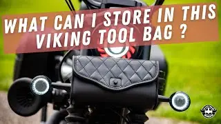 Accidental Breakdown | What Can I Fit In My Viking Diamond Stitch Motorcycle Tool Bag/Fork Bag?