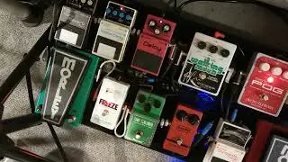 Trying out my new pedalboard! Johnny Bernhard 