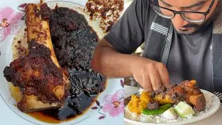Eating Lunch(Rice & Spicy Meat Curry / Bhaja Gosht / Kala Bhuna) With Friends at Jahangir Hotel