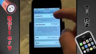 How To Save Battery For iPhone 3G/3Gs