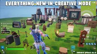 EVERYTHING NEW IN CREATIVE MODE | FORTNITE UPDATE 38.01