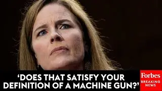 Justice Amy Coney Barrett Presses Lawyer On The Definition Of A Machine Gun In Bump Stock Ban Case