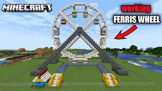 I Made Working Ferris Wheel In Minecraft create mod