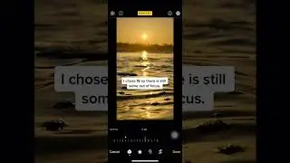 #tipsandstricks Adjusting the focus of a portrait mode picture. #tipsandtricks #