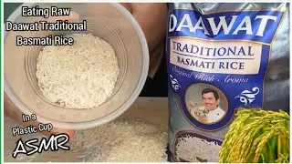 EATING RAW DAAWAT TRADITIONAL BASMATI RICE|The Aromatic and Smooth to chew rice|@Joylorna8