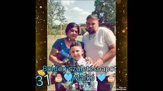 Márkonak Születésnapjára 🩵🎂