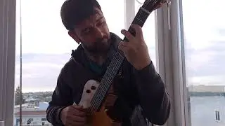 Bach - prelude from Cello suite no.1 BWV 1007 - On Harley Benton Hibrid nylon NT