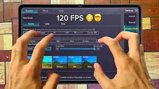 🔥 Smooth+120fps TEST XIAOMI PAD 6 Pro &hearts;️ 4 Finger Claw FULL sensitivity #bgmi #pubgmobile