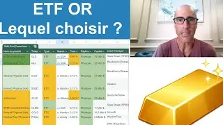 ETF OR : lequel choisir ?