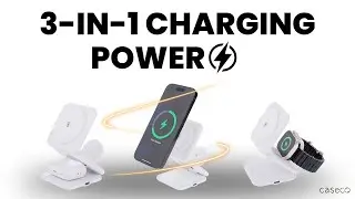 Best 3-in-1 MagSafe Charging Station in 2024 for iPhone, Apple Watch, & AirPods | CASECO