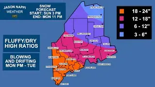 Tracking the latest Nor'easter details