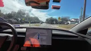Tesla FSD 14.2.2.2 passing through a School Zone on Amherst in Austin 20260106
