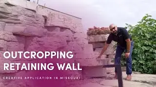 Adding Unique Wall Features with Outcropping Retaining Walls