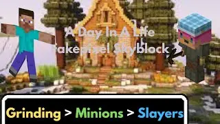 A Day In a Life of Fakepixel Skyblock | Minecraft |
