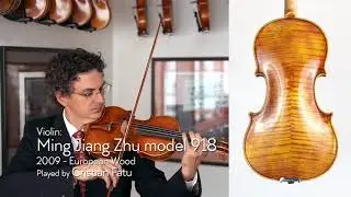 (SOLD) Ming Jiang Zhu model 918 violin, 2009 / Cristian Fatu / at the Metzler Violin Shop