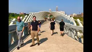 Connie & I get a tour of the RiverFront in Omaha, Nebraska. 😎😁