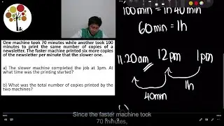Ahsan Demolishes past-year PSLE Mathematics Speed question!
