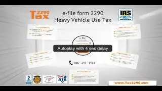 Heavy Vehicle Use Tax Form 2290 electronic filing with Tax2290