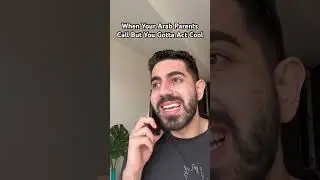 Acting cool when your Arab parents call #arabians #arabcomedy #funny #immigrantparents #comedy