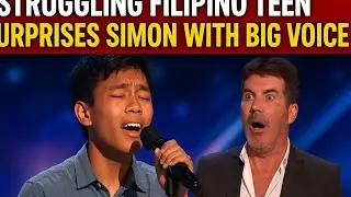 Struggling Filipino Teen Surprises Simon with Big Voice