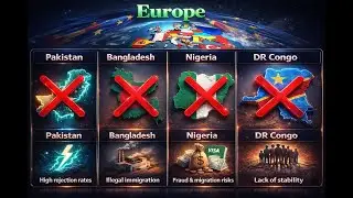 BANNED from Europe: Countries Not Allowed Entry in 2026