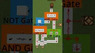 HowDoesLogicWork EP3 #computerscience #minecraft #logic #redstone