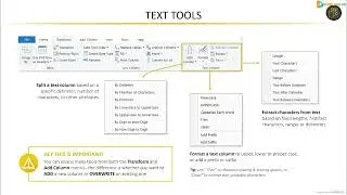 3.12 Text Tools - Microsoft Power BI Desktop for Business Intelligence | YDisLive