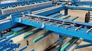 Fully automatic 3D fence mesh welding machine