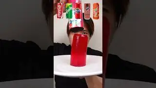 MAKAN JELLY DARI BERBAGAI MACAM MINUMAN SODA #asmr #shorts #jelly #soda