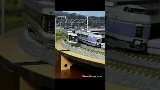 振り子が映えるカーブ区間 383系しなの&times;E351系スーパーあずさ